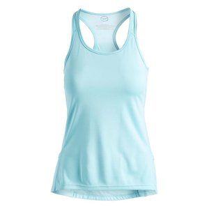 NWT Women's Racerback Active Tank Top Pockets Mint Blue Sz XS